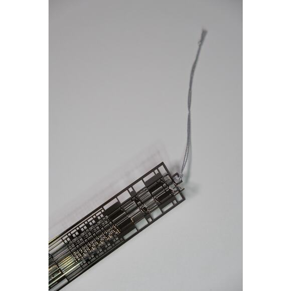 Frank Lloyd Wright Dana Art Glass Wrightsicle Christmas Tree Ornament NIB - Picture 11 of 13